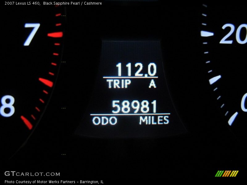 Black Sapphire Pearl / Cashmere 2007 Lexus LS 460