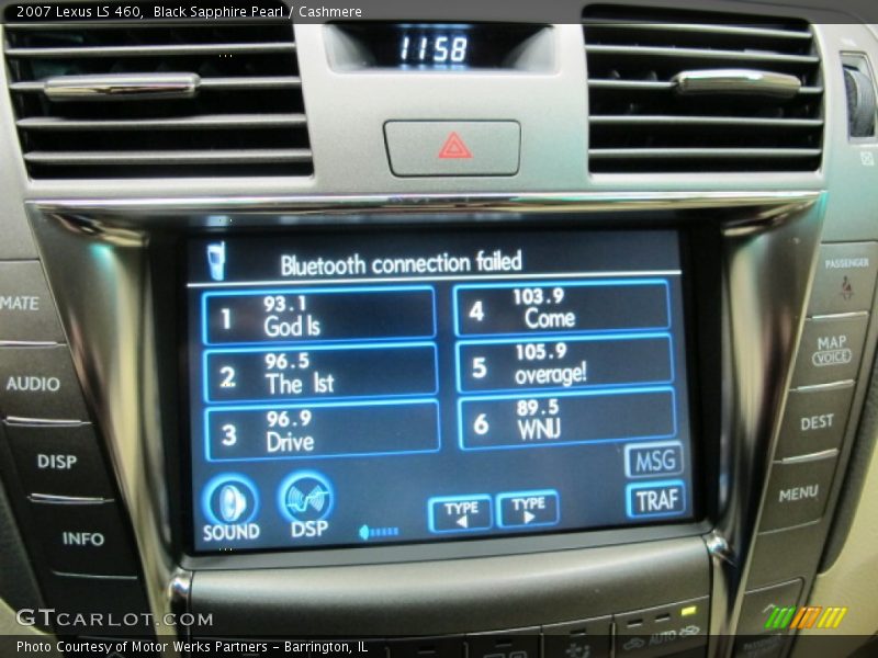 Black Sapphire Pearl / Cashmere 2007 Lexus LS 460