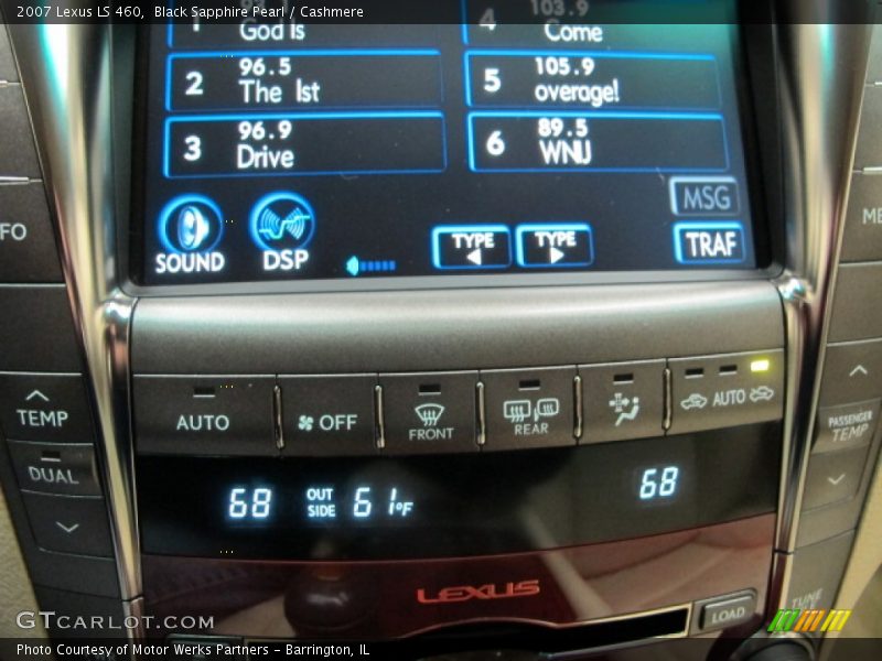 Black Sapphire Pearl / Cashmere 2007 Lexus LS 460