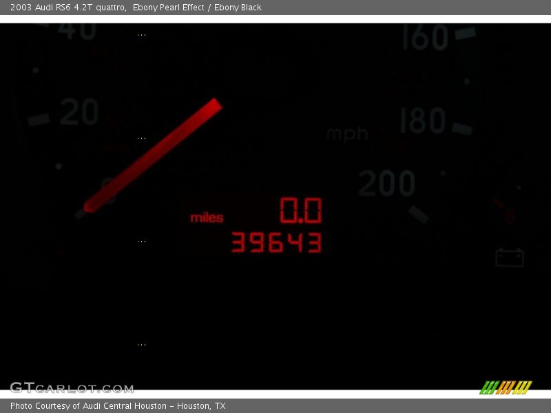 Ebony Pearl Effect / Ebony Black 2003 Audi RS6 4.2T quattro