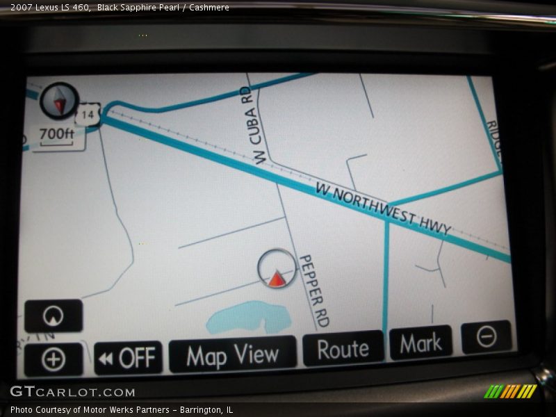 Black Sapphire Pearl / Cashmere 2007 Lexus LS 460