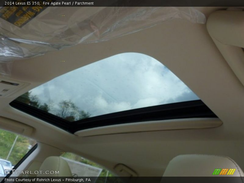 Sunroof of 2014 ES 350
