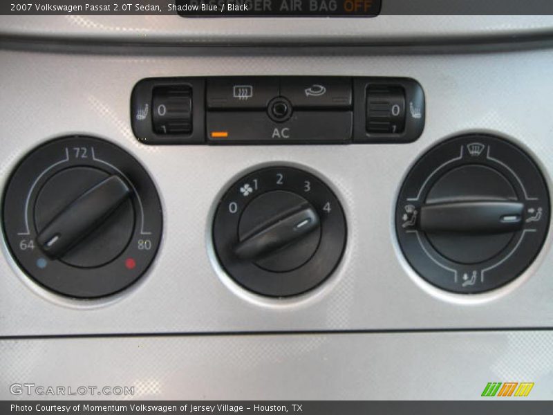Shadow Blue / Black 2007 Volkswagen Passat 2.0T Sedan
