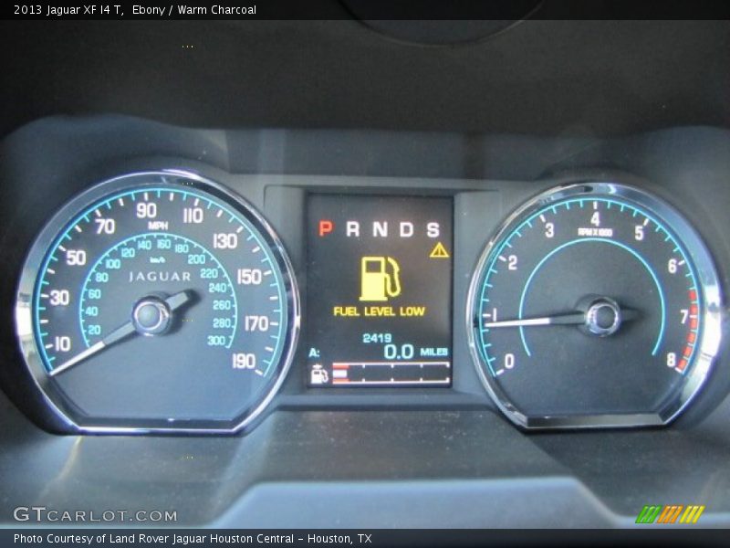  2013 XF I4 T I4 T Gauges