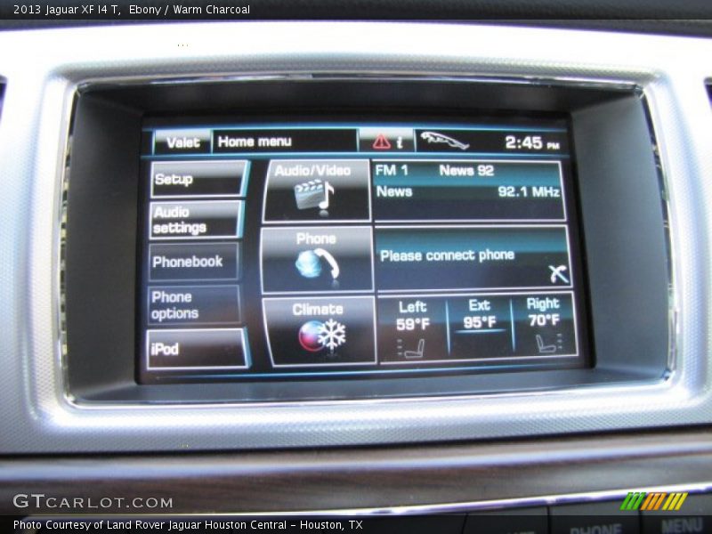 Ebony / Warm Charcoal 2013 Jaguar XF I4 T