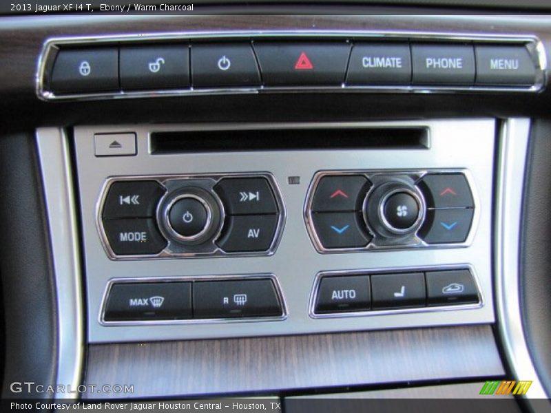 Controls of 2013 XF I4 T