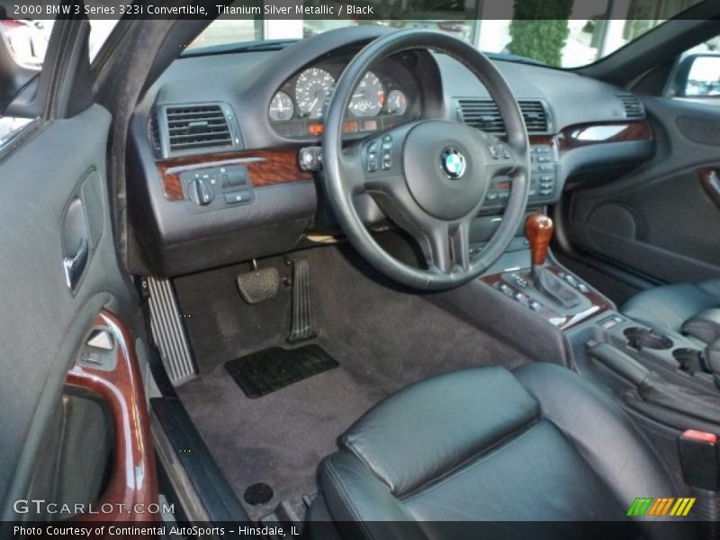 Black Interior - 2000 3 Series 323i Convertible 