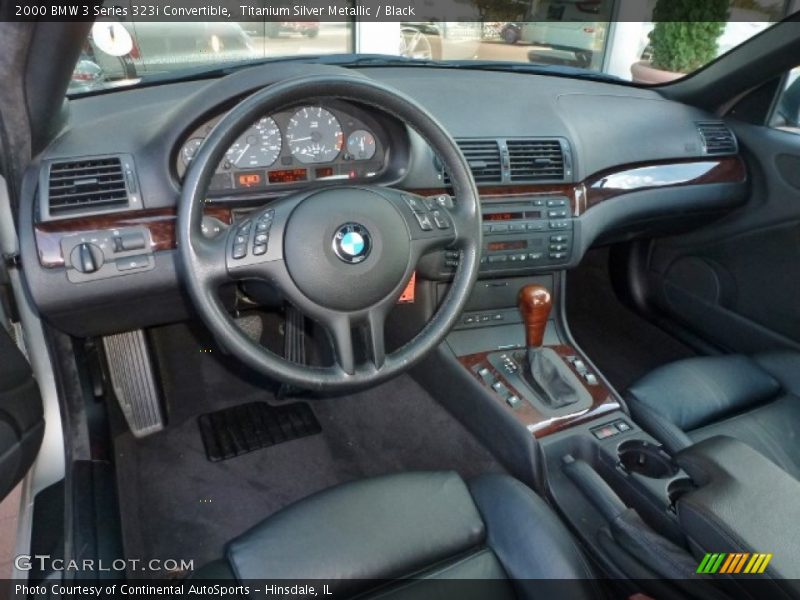 Black Interior - 2000 3 Series 323i Convertible 