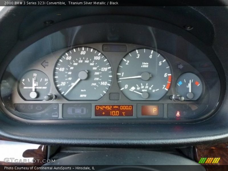  2000 3 Series 323i Convertible 323i Convertible Gauges