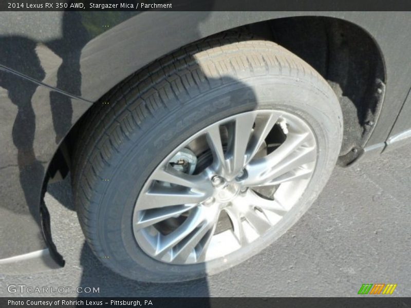 Stargazer Mica / Parchment 2014 Lexus RX 350 AWD