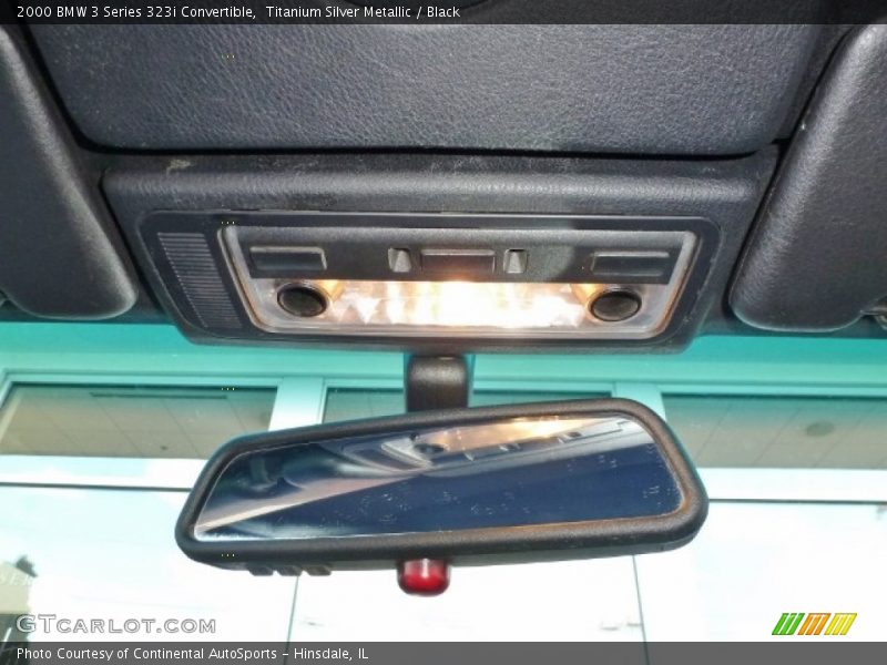 Titanium Silver Metallic / Black 2000 BMW 3 Series 323i Convertible