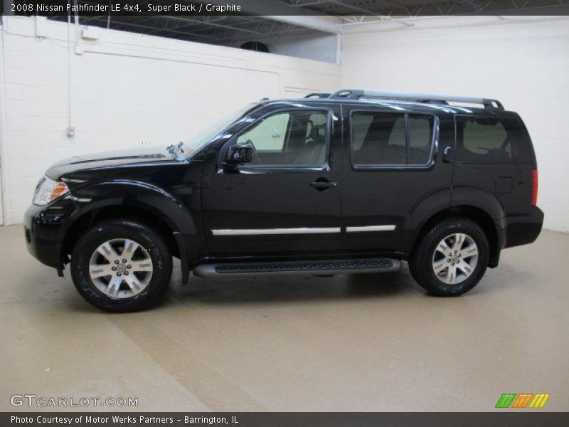 Super Black / Graphite 2008 Nissan Pathfinder LE 4x4