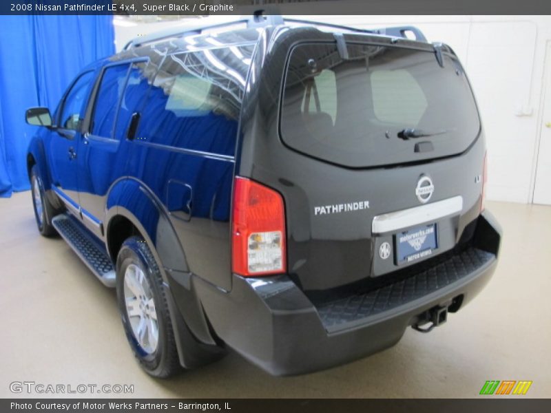 Super Black / Graphite 2008 Nissan Pathfinder LE 4x4