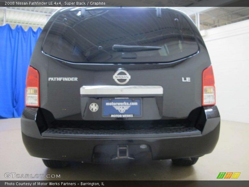Super Black / Graphite 2008 Nissan Pathfinder LE 4x4