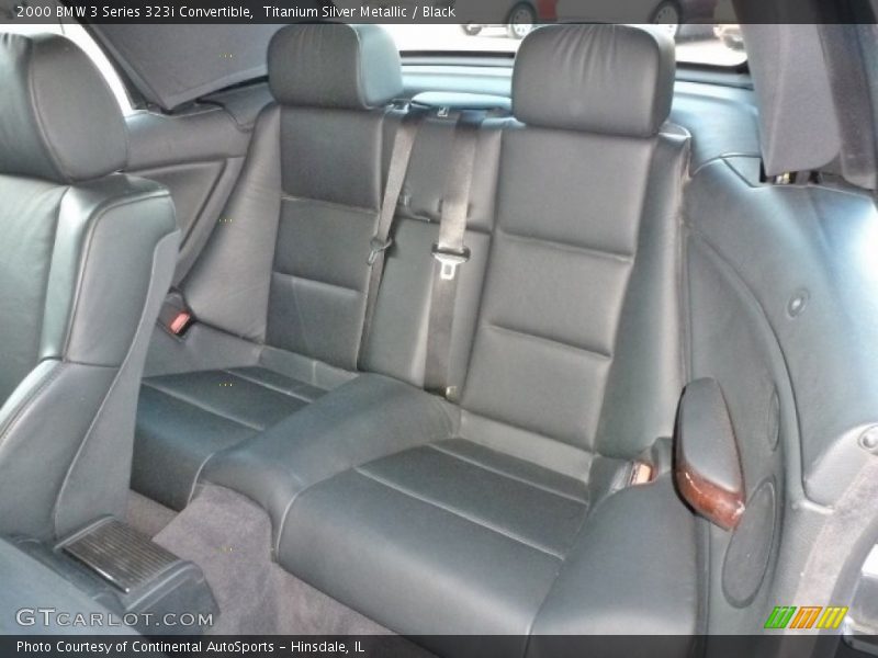 Rear Seat of 2000 3 Series 323i Convertible