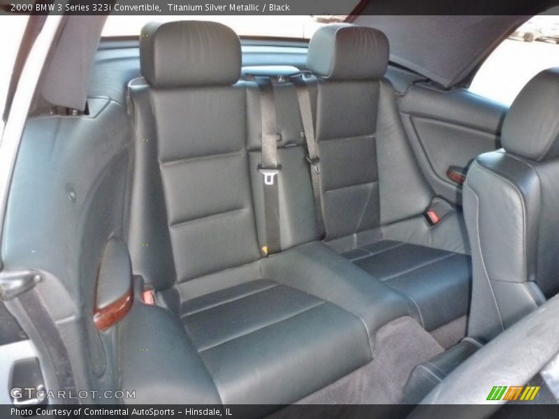Rear Seat of 2000 3 Series 323i Convertible