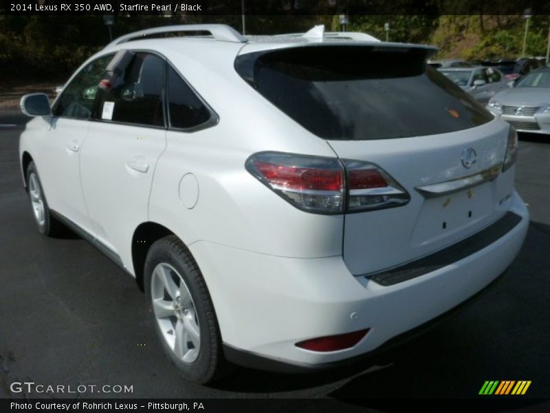 Starfire Pearl / Black 2014 Lexus RX 350 AWD