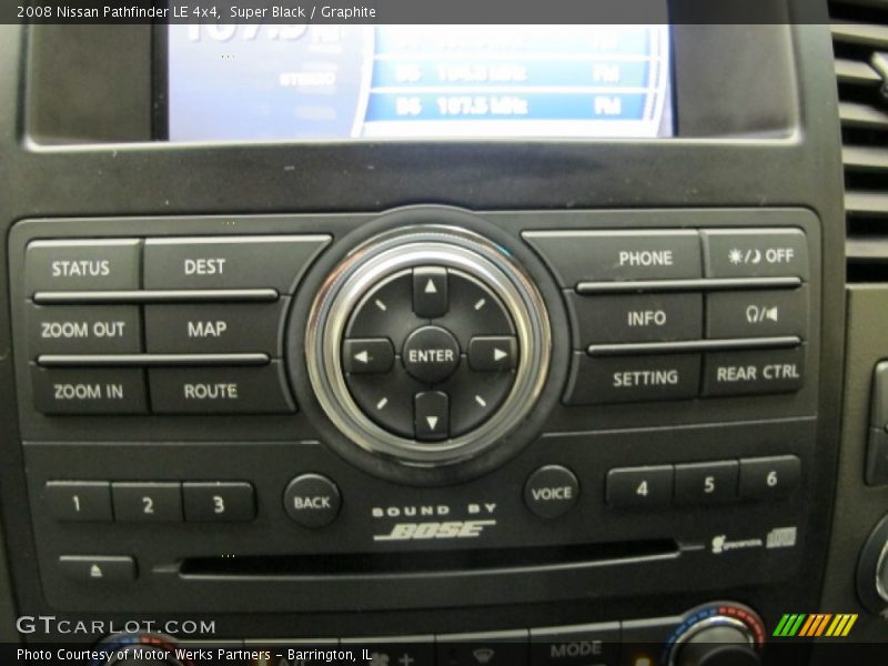 Super Black / Graphite 2008 Nissan Pathfinder LE 4x4