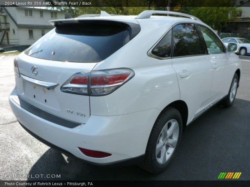 Starfire Pearl / Black 2014 Lexus RX 350 AWD