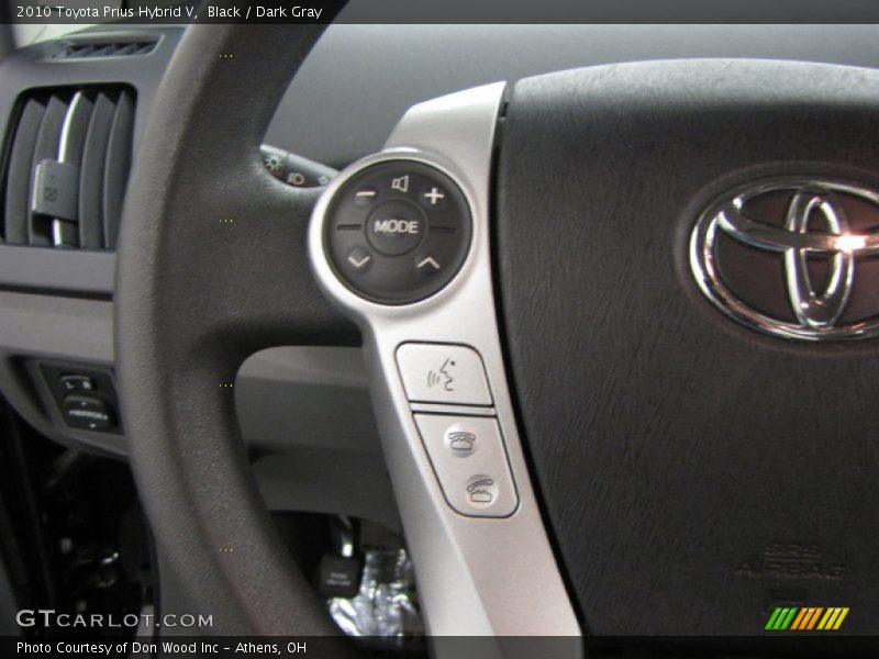 Black / Dark Gray 2010 Toyota Prius Hybrid V
