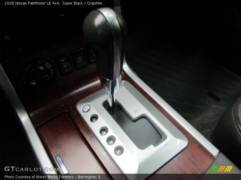 Super Black / Graphite 2008 Nissan Pathfinder LE 4x4