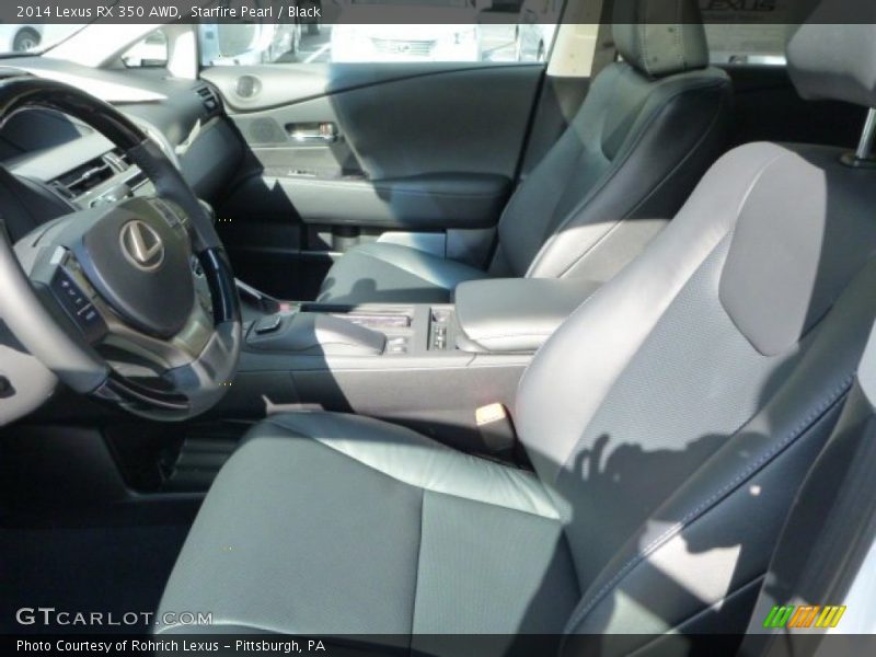 Starfire Pearl / Black 2014 Lexus RX 350 AWD