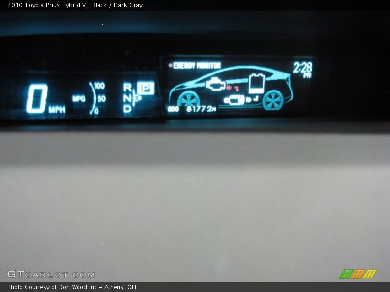 Black / Dark Gray 2010 Toyota Prius Hybrid V