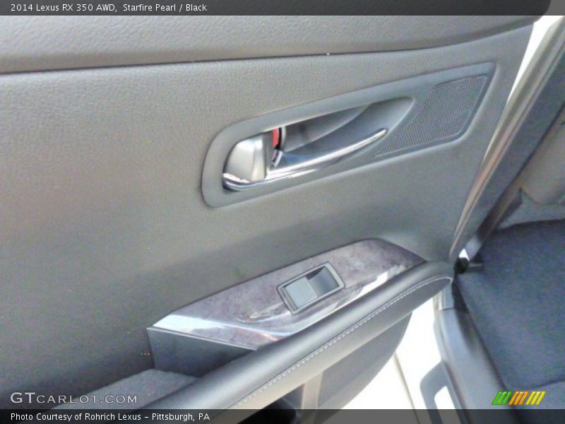 Starfire Pearl / Black 2014 Lexus RX 350 AWD
