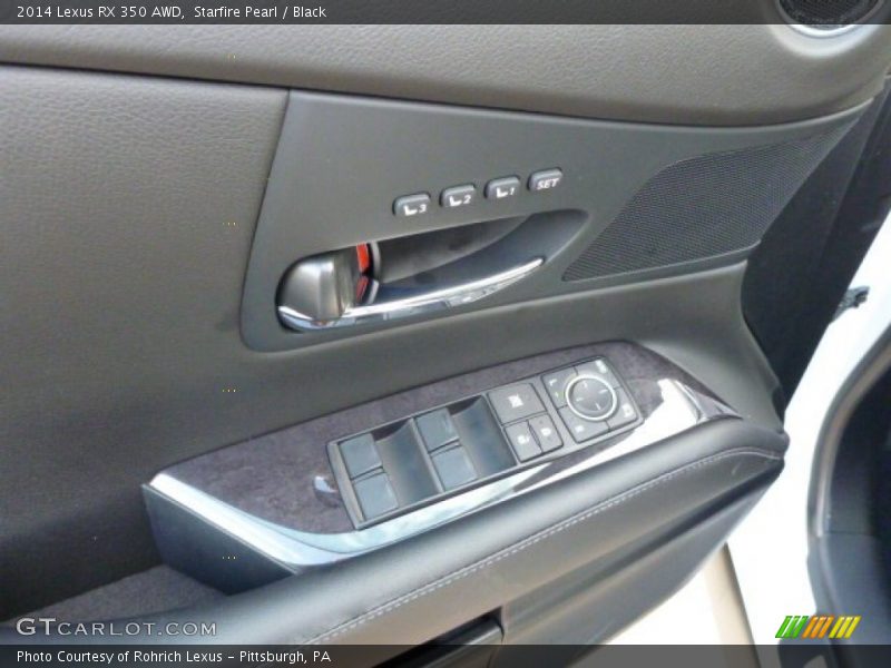Starfire Pearl / Black 2014 Lexus RX 350 AWD