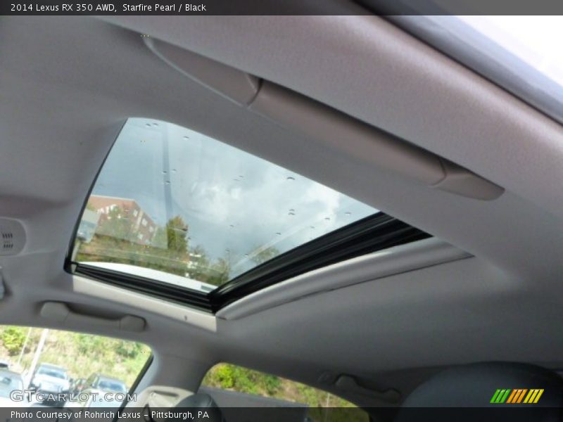 Starfire Pearl / Black 2014 Lexus RX 350 AWD