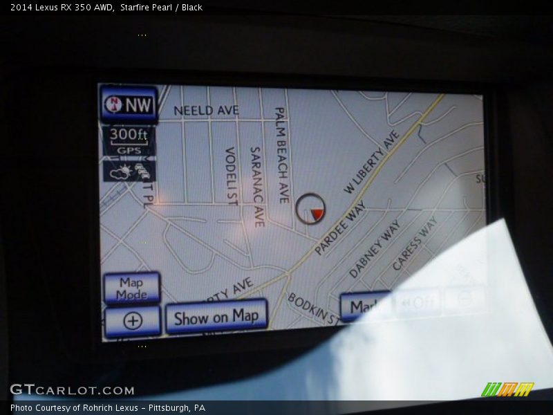 Starfire Pearl / Black 2014 Lexus RX 350 AWD
