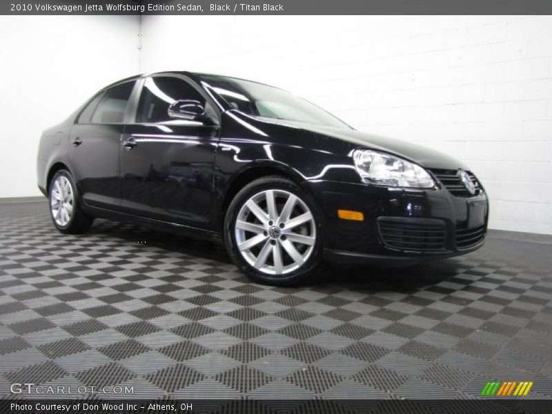 Front 3/4 View of 2010 Jetta Wolfsburg Edition Sedan