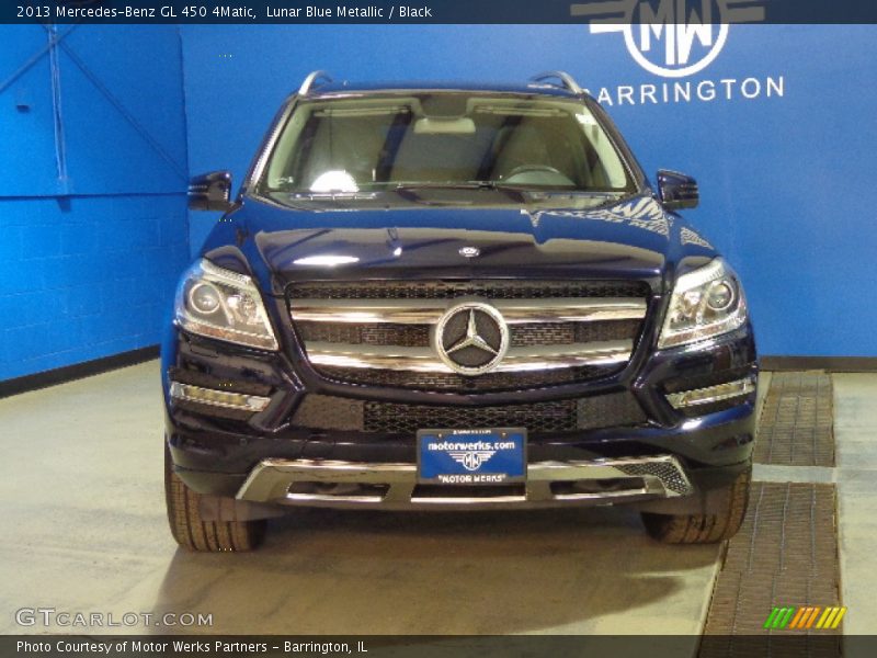 Lunar Blue Metallic / Black 2013 Mercedes-Benz GL 450 4Matic