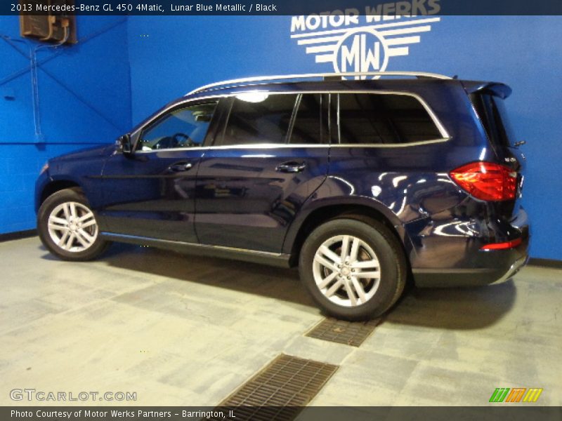 Lunar Blue Metallic / Black 2013 Mercedes-Benz GL 450 4Matic