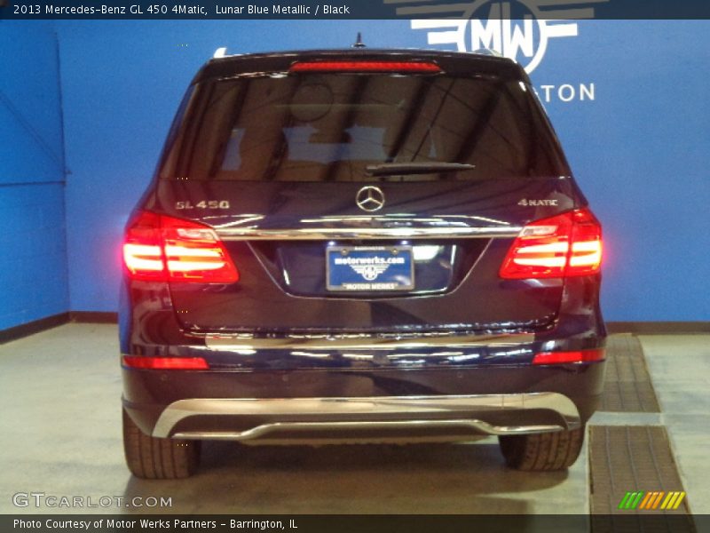 Lunar Blue Metallic / Black 2013 Mercedes-Benz GL 450 4Matic