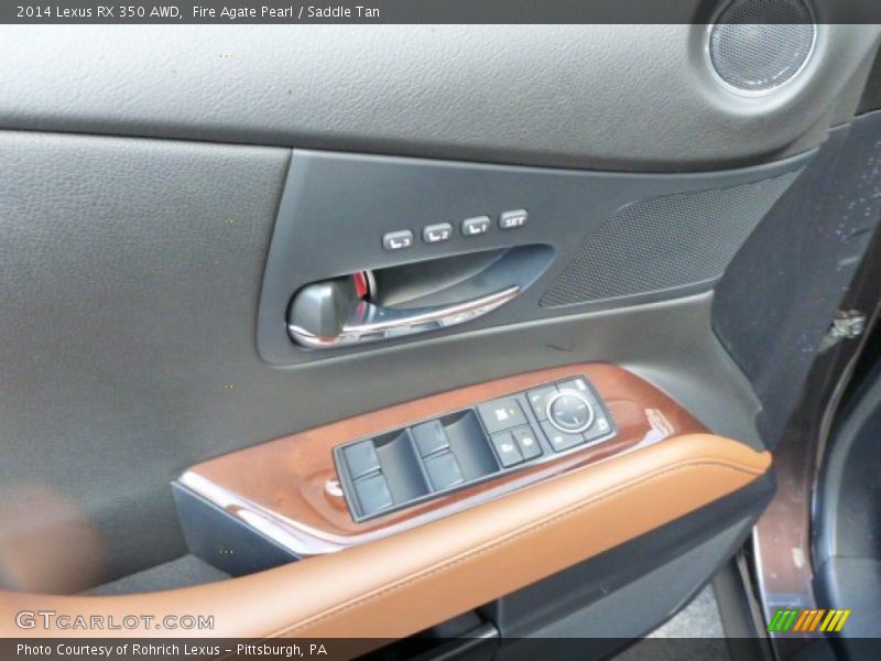 Fire Agate Pearl / Saddle Tan 2014 Lexus RX 350 AWD
