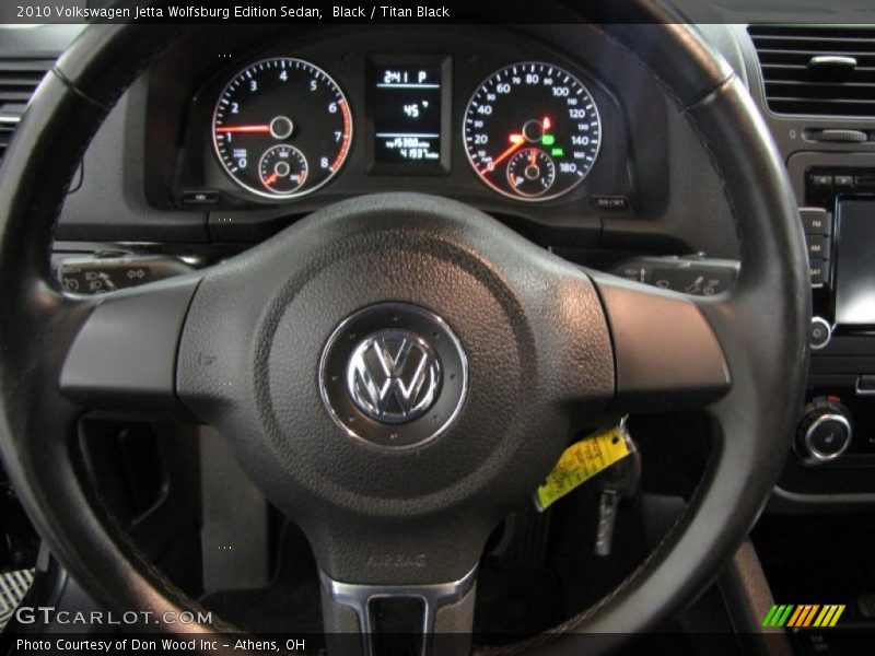 Black / Titan Black 2010 Volkswagen Jetta Wolfsburg Edition Sedan