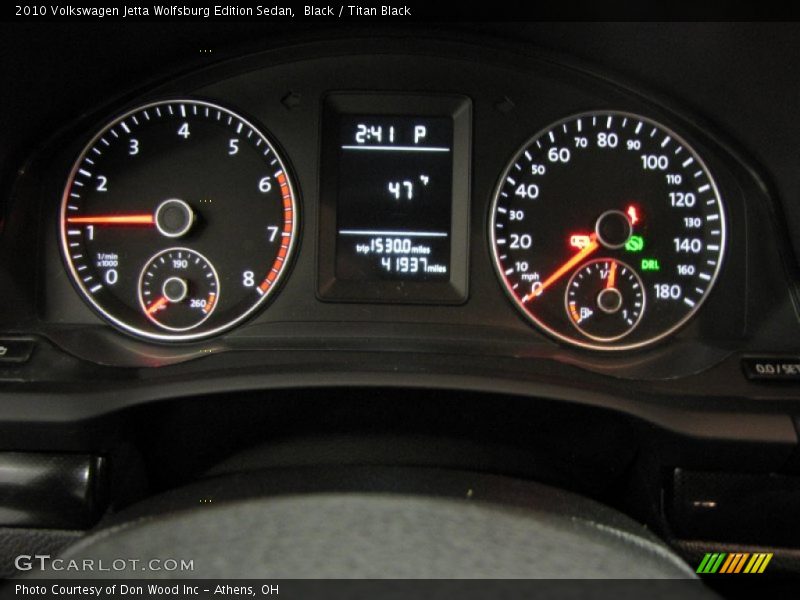 Black / Titan Black 2010 Volkswagen Jetta Wolfsburg Edition Sedan