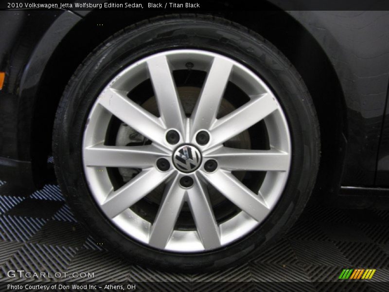 Black / Titan Black 2010 Volkswagen Jetta Wolfsburg Edition Sedan