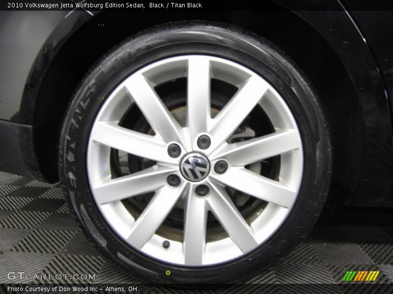 Black / Titan Black 2010 Volkswagen Jetta Wolfsburg Edition Sedan