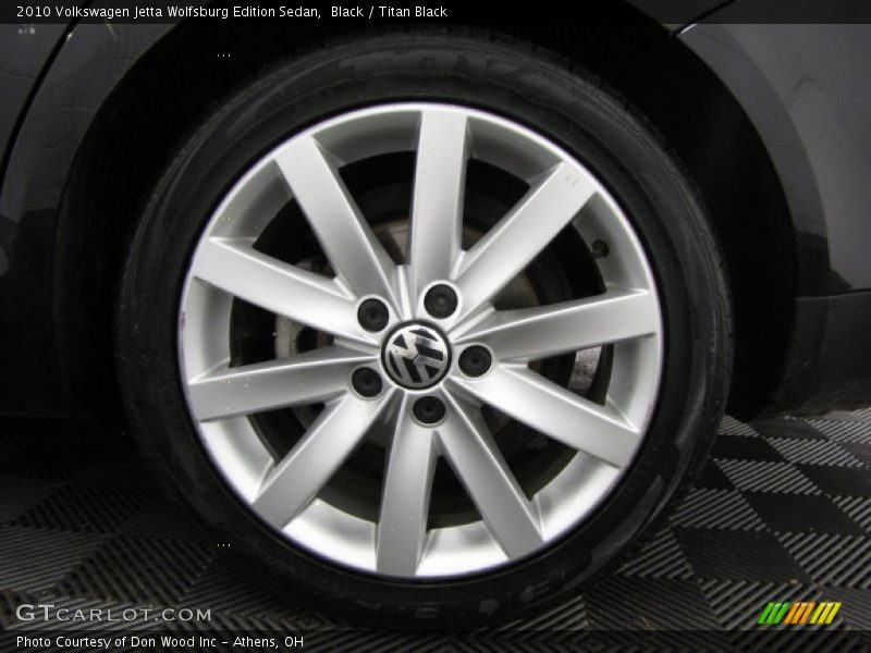 Black / Titan Black 2010 Volkswagen Jetta Wolfsburg Edition Sedan