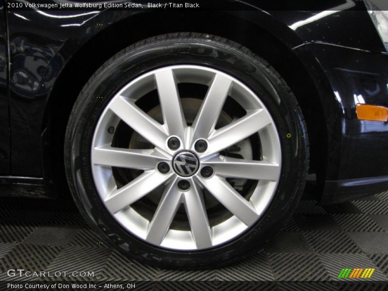 Black / Titan Black 2010 Volkswagen Jetta Wolfsburg Edition Sedan
