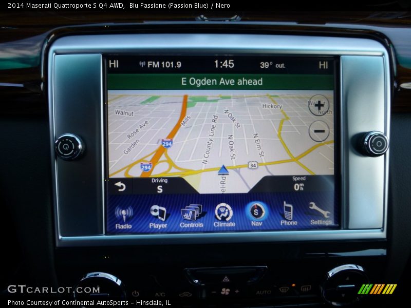 Navigation of 2014 Quattroporte S Q4 AWD