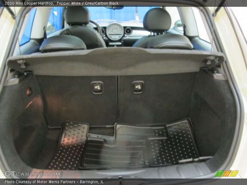 Pepper White / Grey/Carbon Black 2010 Mini Cooper Hardtop
