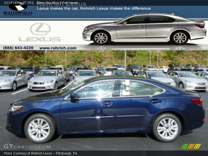 Deep Sea Mica / Parchment 2014 Lexus ES 350