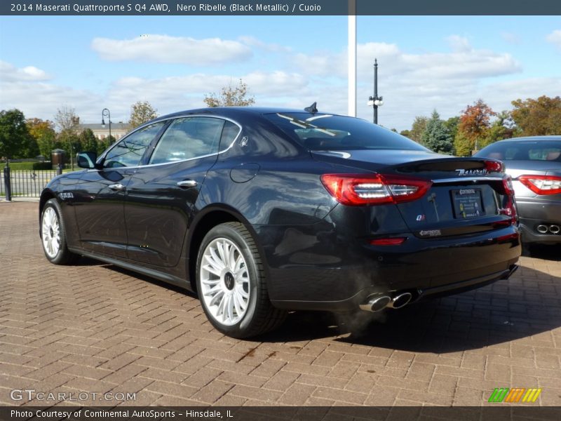 Nero Ribelle (Black Metallic) / Cuoio 2014 Maserati Quattroporte S Q4 AWD