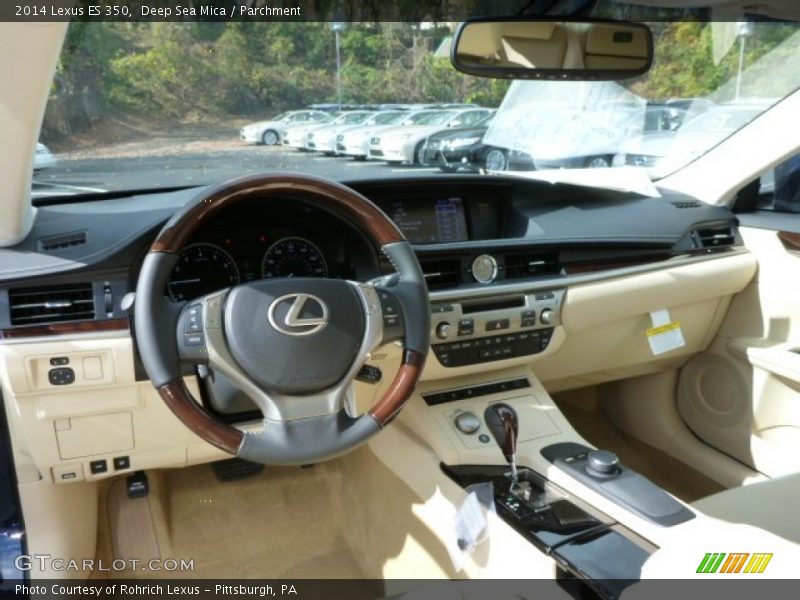 Deep Sea Mica / Parchment 2014 Lexus ES 350