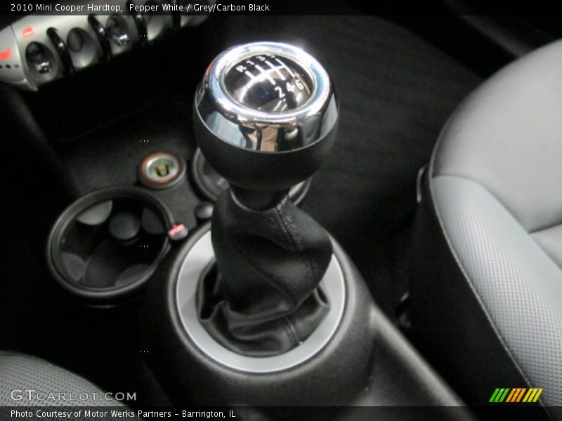 Pepper White / Grey/Carbon Black 2010 Mini Cooper Hardtop