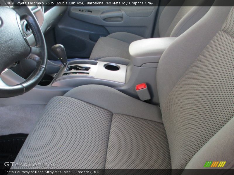 Barcelona Red Metallic / Graphite Gray 2009 Toyota Tacoma V6 SR5 Double Cab 4x4