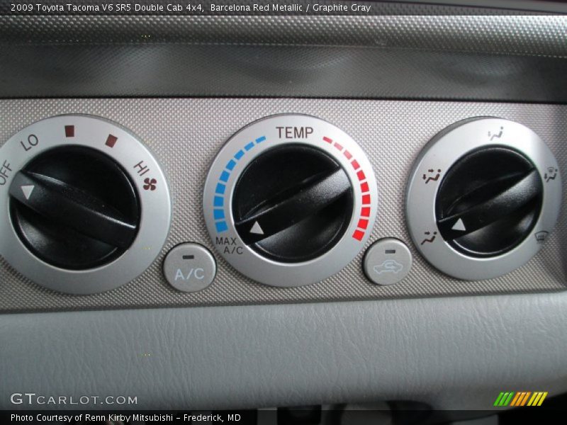 Barcelona Red Metallic / Graphite Gray 2009 Toyota Tacoma V6 SR5 Double Cab 4x4